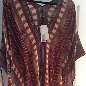 Beautiful Poncho Kimono from Soft Surroundings NWT